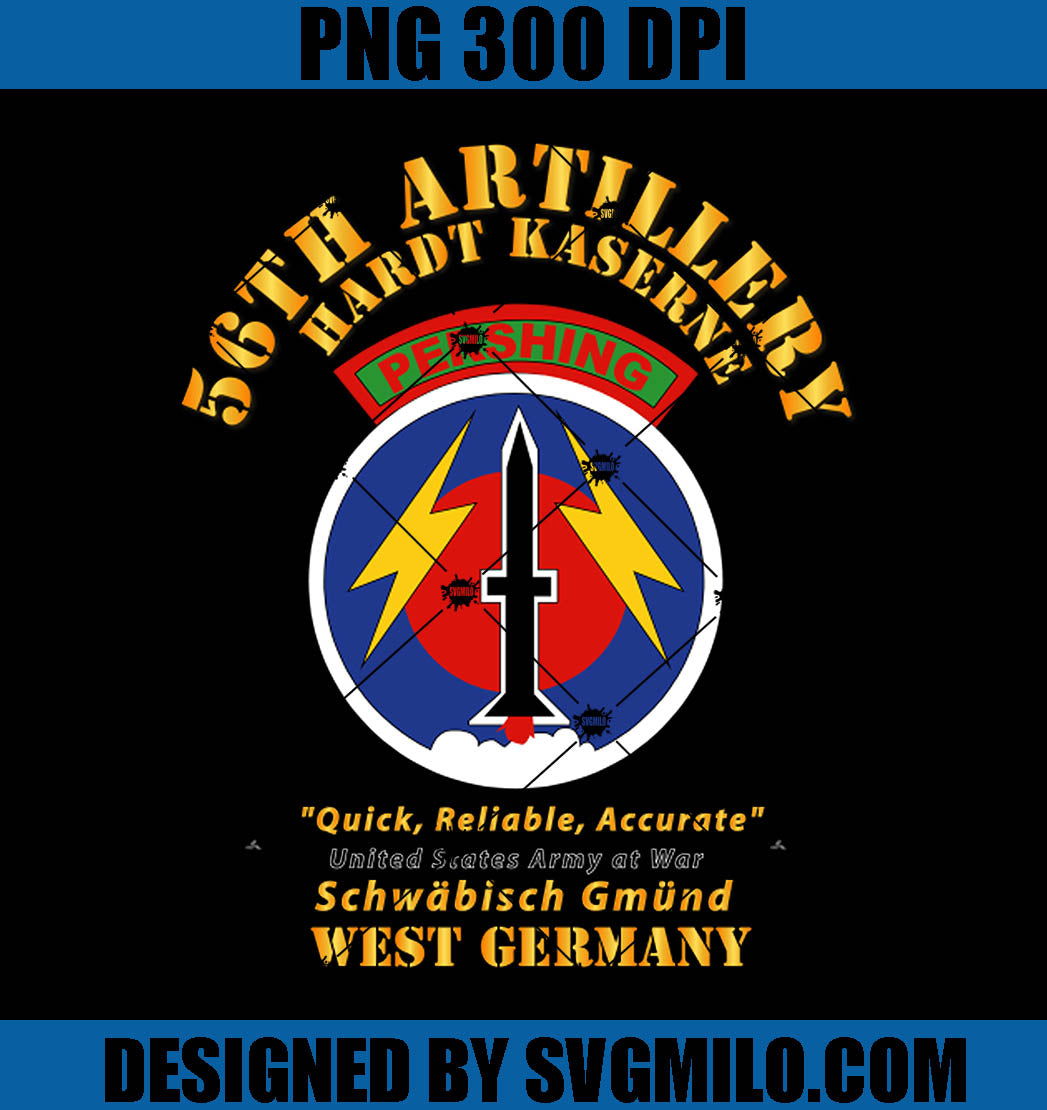 56th Artillery Command PNG, Pershing PNG, Hardt Kaserne PNG