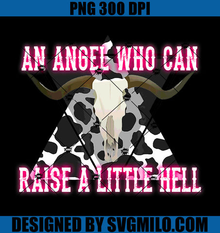 An Angel Who Can Raise A Little Hell PNG, Western Bull PNG