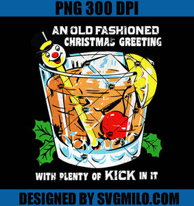 An Old Fashioned Christmas Greeting PNG, With Plenty Of Kick In It PNG
