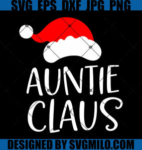Auntie-Christmas-SVG