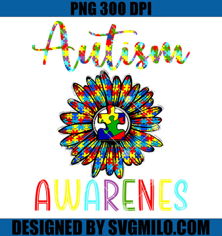 Autism Awareness Flower Puzzle PNG, Autism Awareness PNG