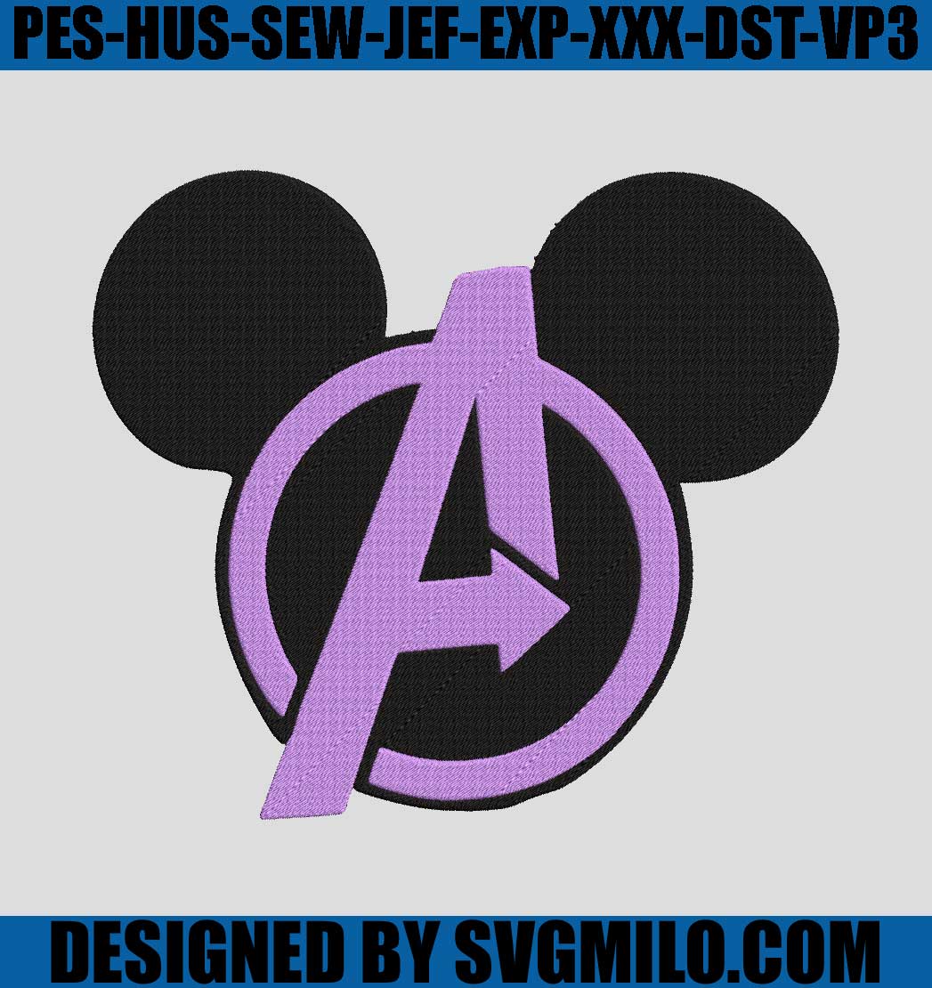    Avengers-Logo-Embroidery_-Mickey-Head-Embroidery-Machine-File