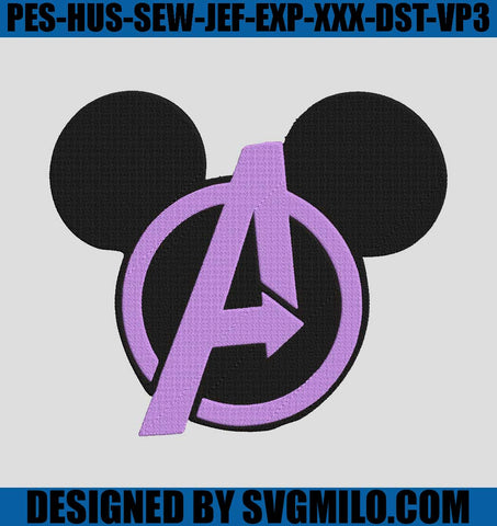    Avengers-Logo-Embroidery_-Mickey-Head-Embroidery-Machine-File