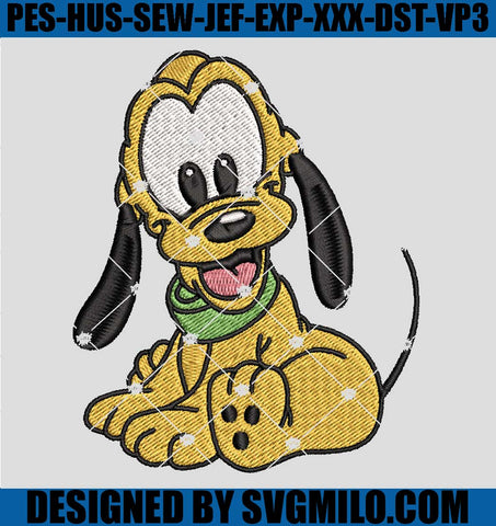 Baby-Pluto-Embroidery-Designs