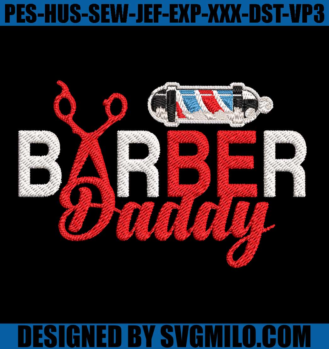 Barber-DADDY-Embroidery-Machine-File