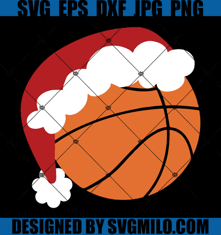 Basketball-With-Santa-Hat-Svg-Basketball-Svg-Santa-Hat-Svg