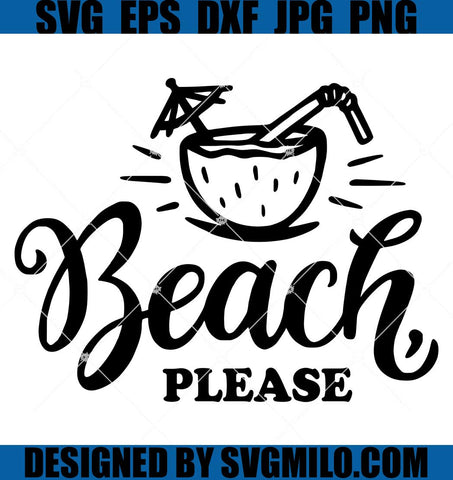 Beach-Please-SVG