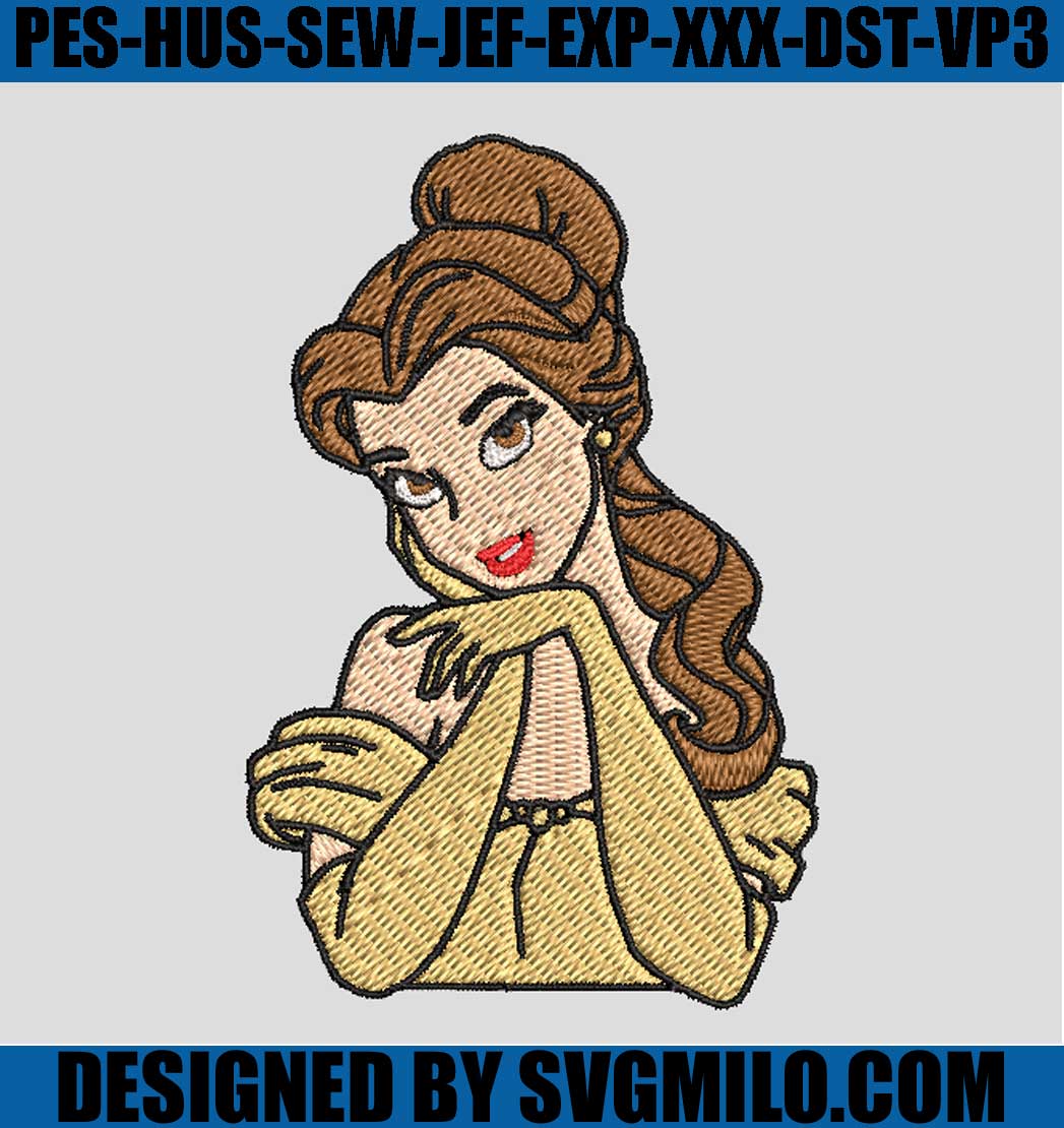 Beauty-And-The-Beast-Embroidery-Machine.-Belle-Embroidery-Design