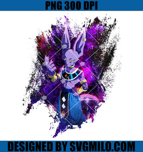 Beerus Sama PNG, Galaxy Style PNG, Beerus PNG