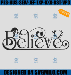 Believe-Christmas-Embroidery-Design_-Santa-Hat-Reideer-Embroidery-Design