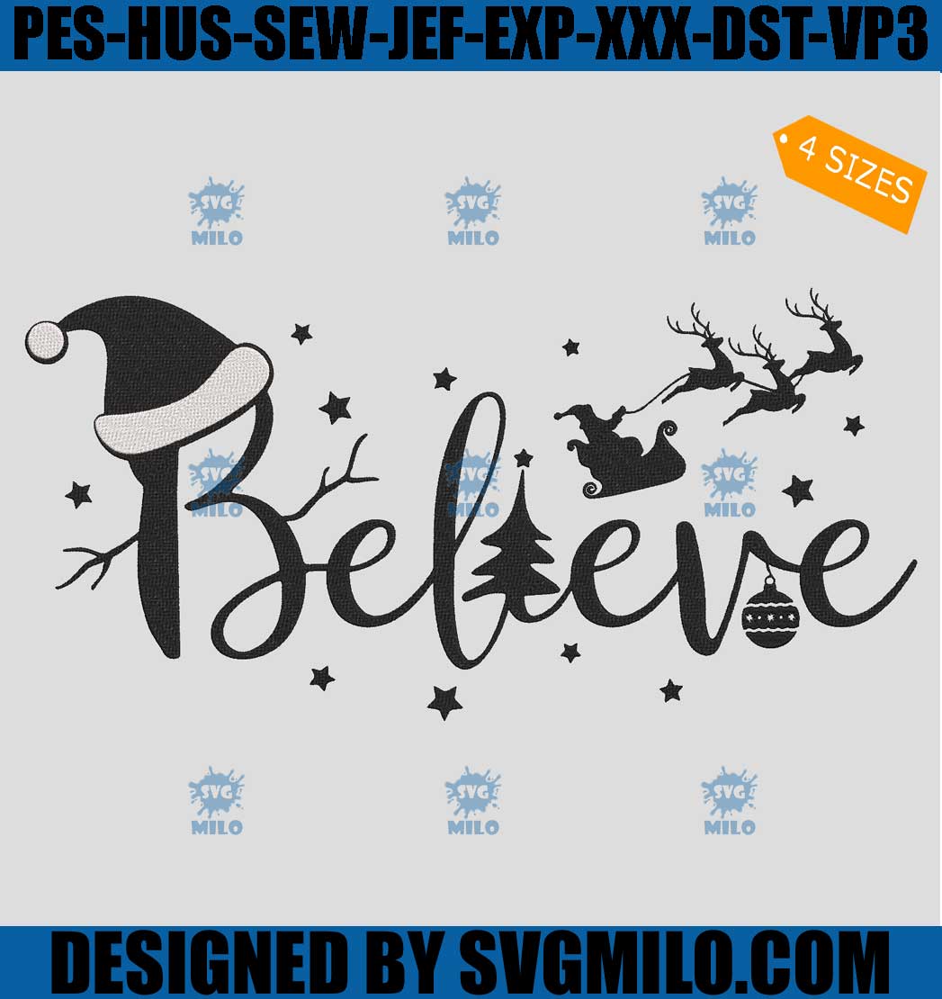 Believe-Christmas-Embroidery-Design_-Santa-Sleight-Embroidery-Design
