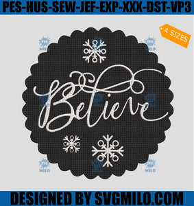 Believe-Christmas-Embroidery-Design_-Snowflake-Embroidery-Design