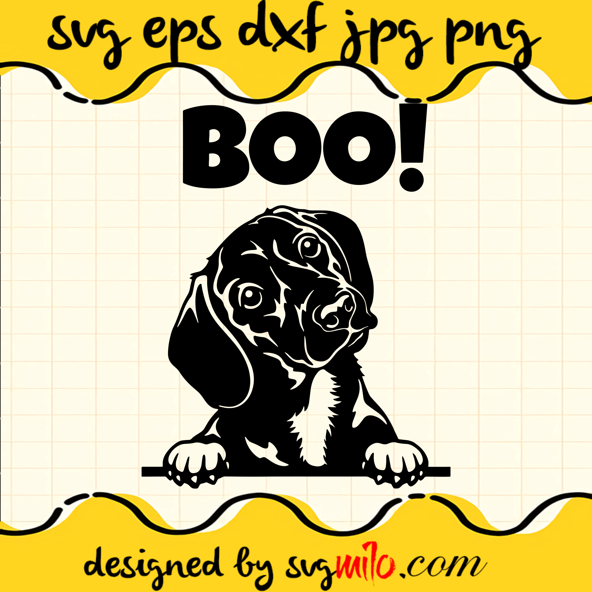 Boo SVG, Dog SVG, Halloween SVG