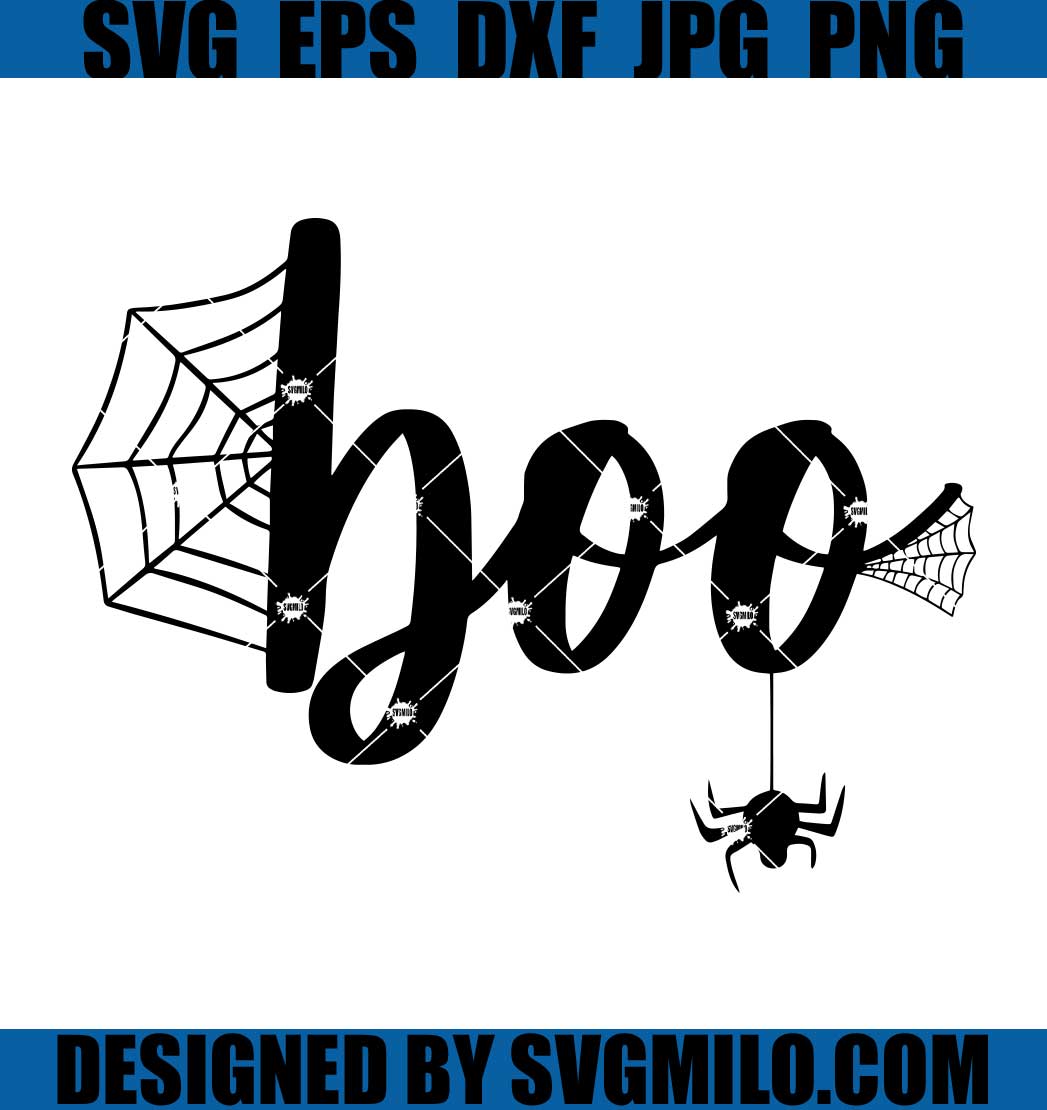 Boo-Scary-Halloween-SVG_-Boo-Spider-SVG