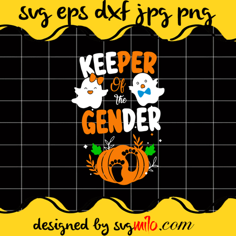 Boo Keeper Of The Gender SVG, Halloween SVG, Pumpkin SVG