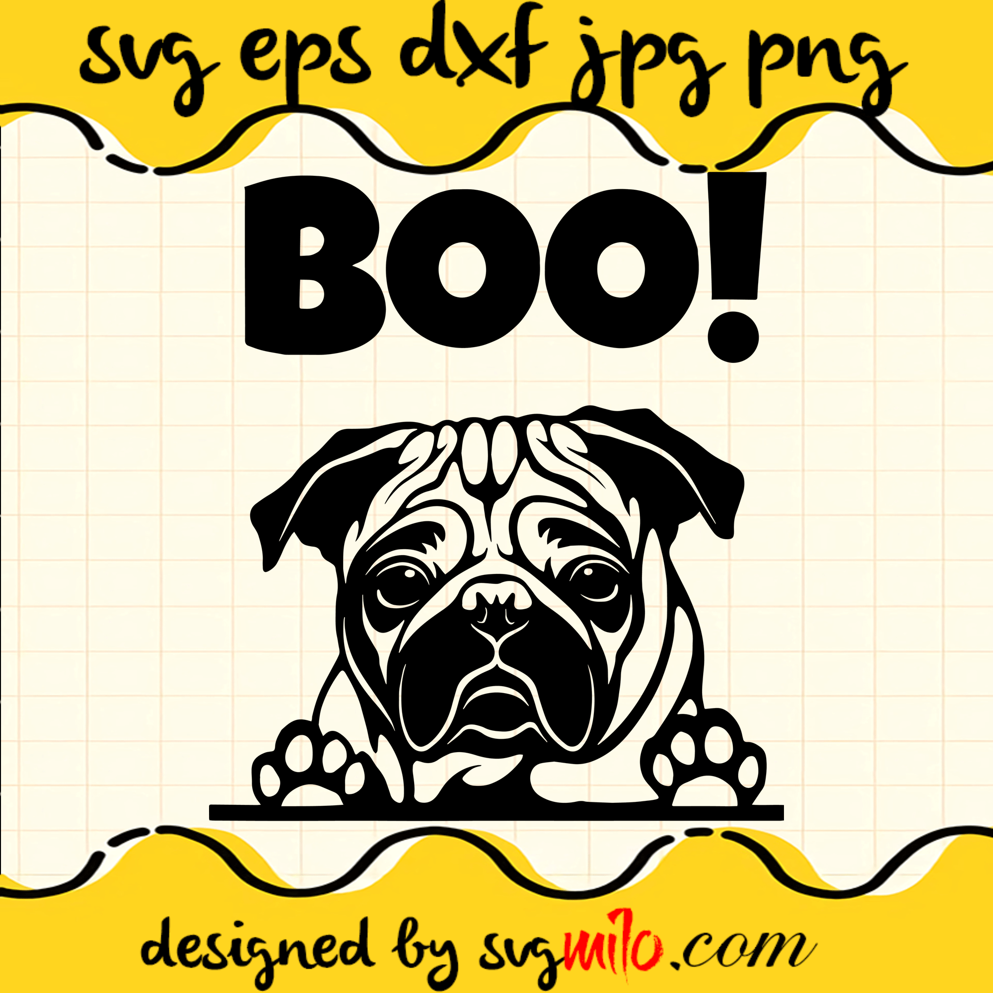 Boo SVG, Dog SVG, Halloween SVG 