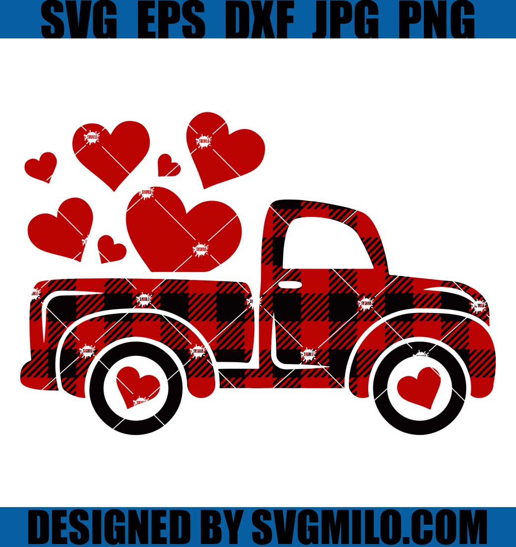 Buffalo-Plaid-Valentine_s-Day-Truck-Svg_-Valentines-Day-Svg