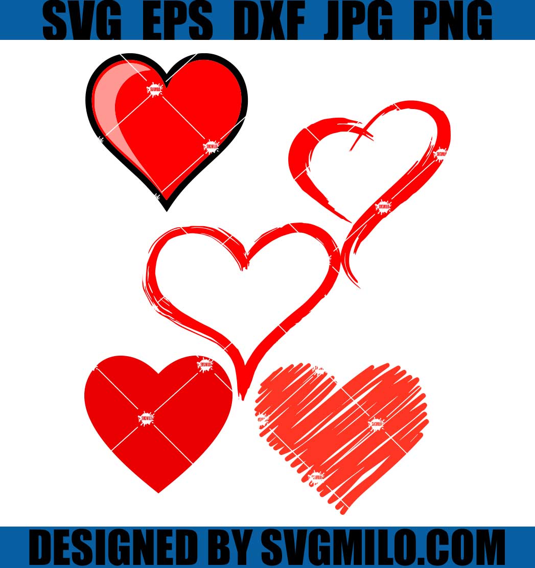 Simply Red Svg Bundle-Red-Heart-SVG_-Simple-Hearts-SVG_-Heart--SVG