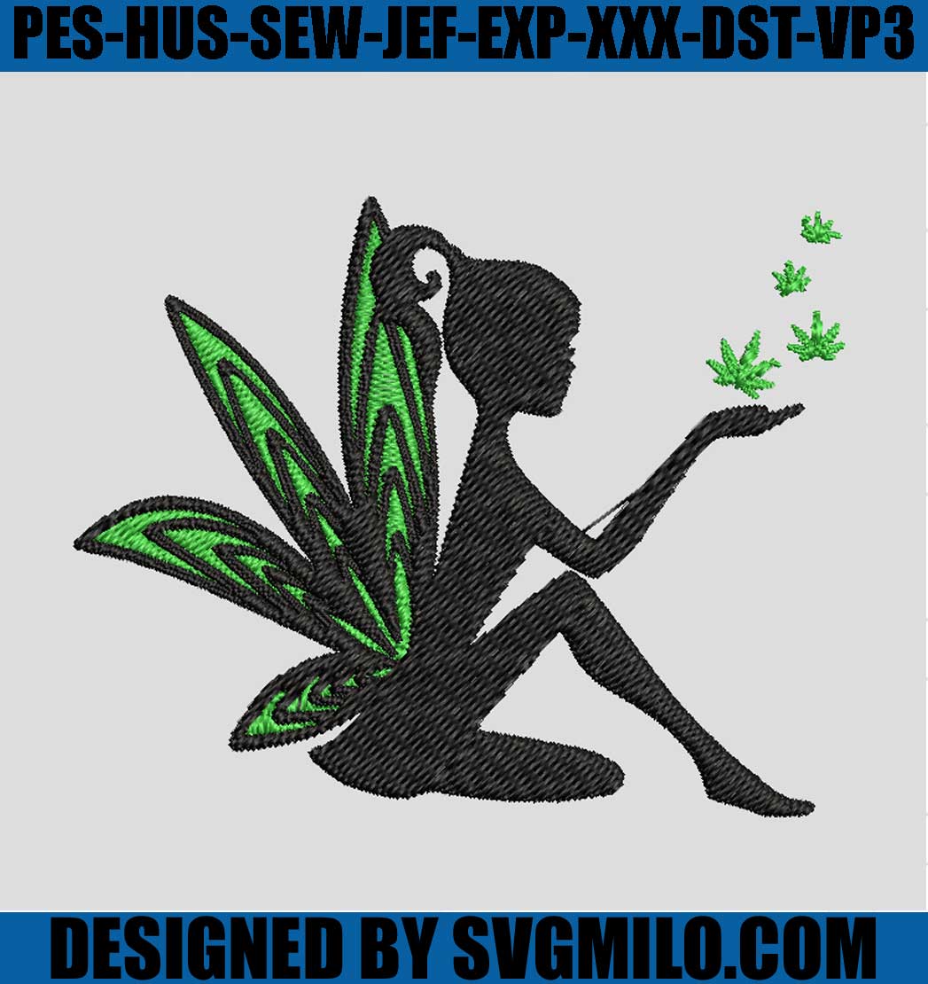     Cannabis-Fairy-Embroidery-Design