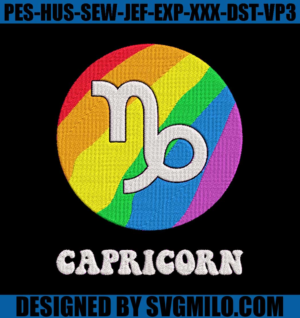 Capricorn-LGBT-Pride-Embroidery-Machine_-Lgbt-Embroidery-Design