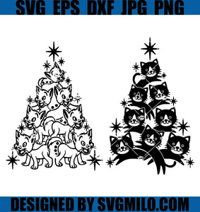 Cats-Christmas-Tree-Bundle-Svg_-Merry-Catmas-svg_-Xmas-Svg