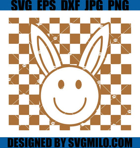 Checkered-Bunny-Kids-Retro-SVG_-Bunny-Retro-SVG_-Bunny-Easter-SVG