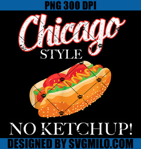 Chicago Hot Dog PNG, Summer Style No Ketchup PNG
