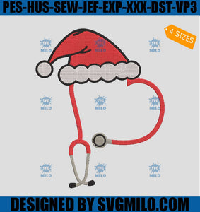 Christmas--Nurse-Embroidery-Design_-Nurse-Xmas-Embroidery-Design