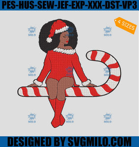 Christmas-Black-Woman-Embroidery-Design_-Candy-Cane-Woman-Embroidery-Design