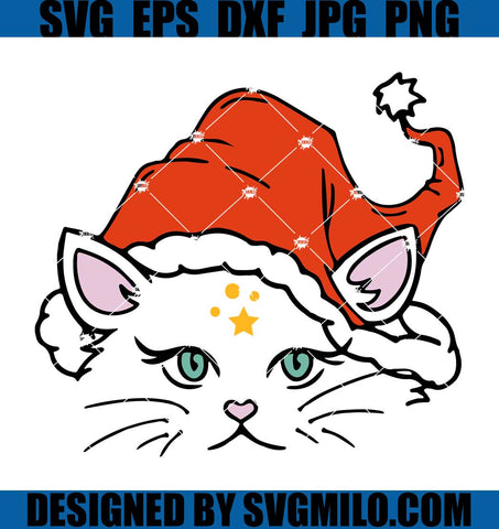Christmas-Cat-Svg_-Catmas-Svg_-Santa-Hat-Svg_-Xmas-Svg