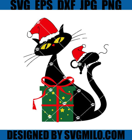 Mouse-And-Cat-Christmas-Svg_-Santa-Hat-Svg_-Cats-Svg_-Xmas-Svg