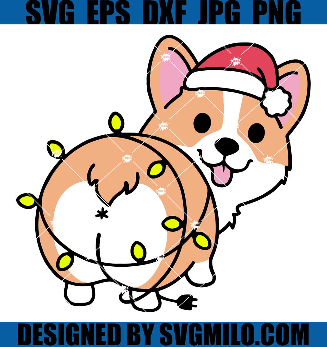 Christmas-Corgi-Svg_-Xmas-Light-Svg_-Santa-Dog-Svg