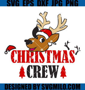 Christmas-Crew-Svg_-Reindeer-Head-Svg_-Santa-Reindeer-Svg_-Xmas-Svg