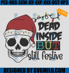 Christmas-Dead-Inside-But-Still-Festive-Embroidery-Design_-Skull-Santa-Hat-Embroidery-Design