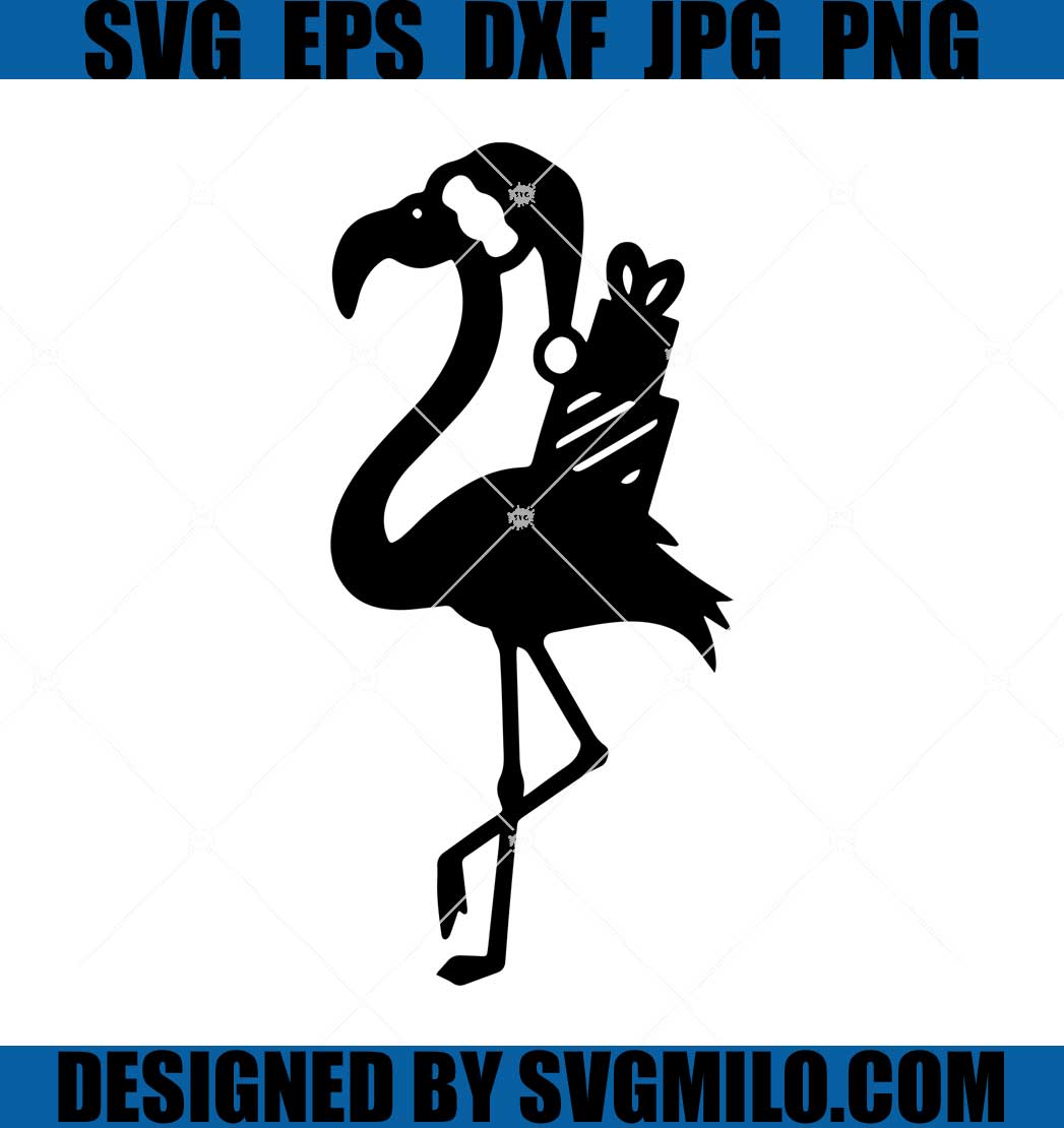 Christmas-Flamingo-SVG