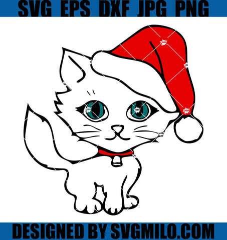 Christmas-Kitty-Svg_-Cats-With-Santa-Hat-Christmas-Svg
