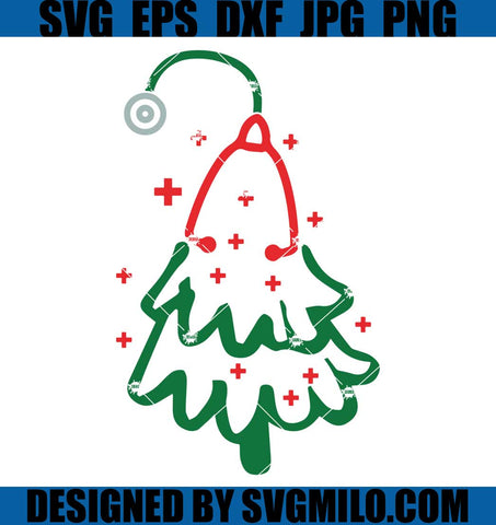 Christmas-Nurse-Tree-Svg_-Stethoscope-Svg_-Xmas-Svg_-Nurse-Svg
