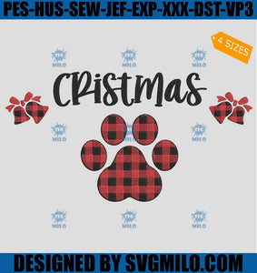   Christmas-Paw-Embroidery-Design_-Buffalo-Plaid-Xmas-Embroidery-Design