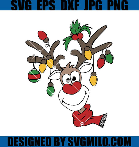 Christmas-Reindeer-Svg_-Christmas-Lights-Svg_-Reindeer-Svg