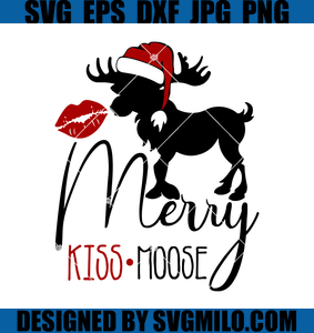 Christmas-Svg_-Merry-Kiss-Moose-Svg_-Deer-Christmas-Svg