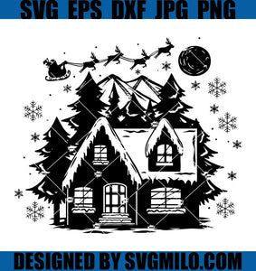 Christmas-Scene-Svg_-Christmas-Svg_-Santa-Sleigh-Svg_-Snow-Svg