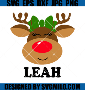 Christmas-Svg-Reindeer-Face-Svg-Red-Nosed-Reindeer-Svg