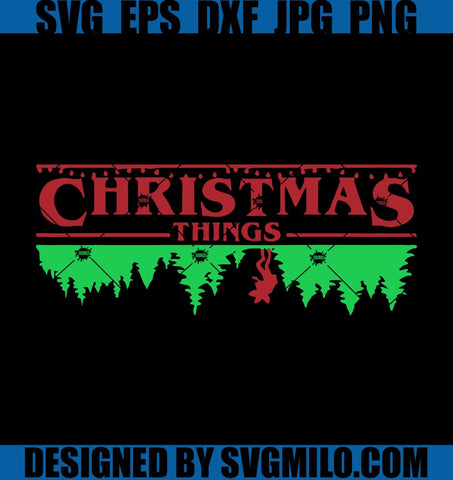 Christmas Things SVG, Stranger Things Xmas SVG, Stranger Things SVG