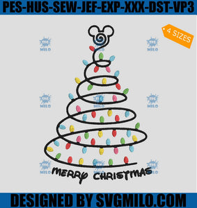 Christmas-Tree-Embroidery-Design_-Mickey-Tree-Light-Embroidery-Design