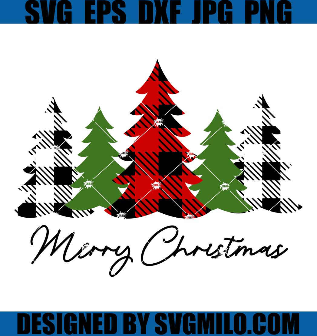 Christmas-Tree-Svg_-Plaid-Buffalo-Check-Farm-Merry-Christmas