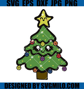 Christmas-Tree-Svg_-Xmas-Light-Svg_-Kawaii-Christmas-Tree-Svg