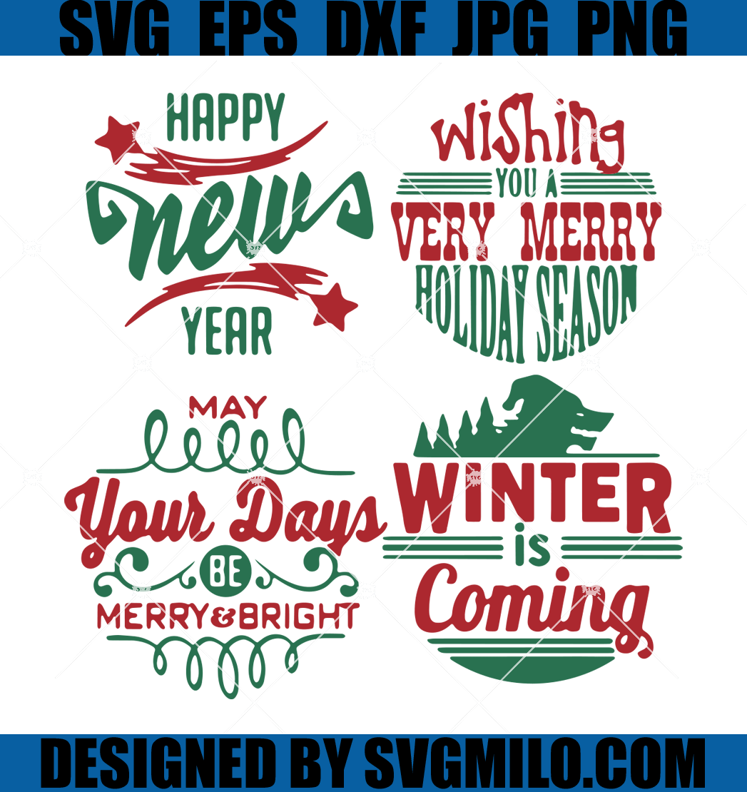 Christmas-Word-Bundle-SVG