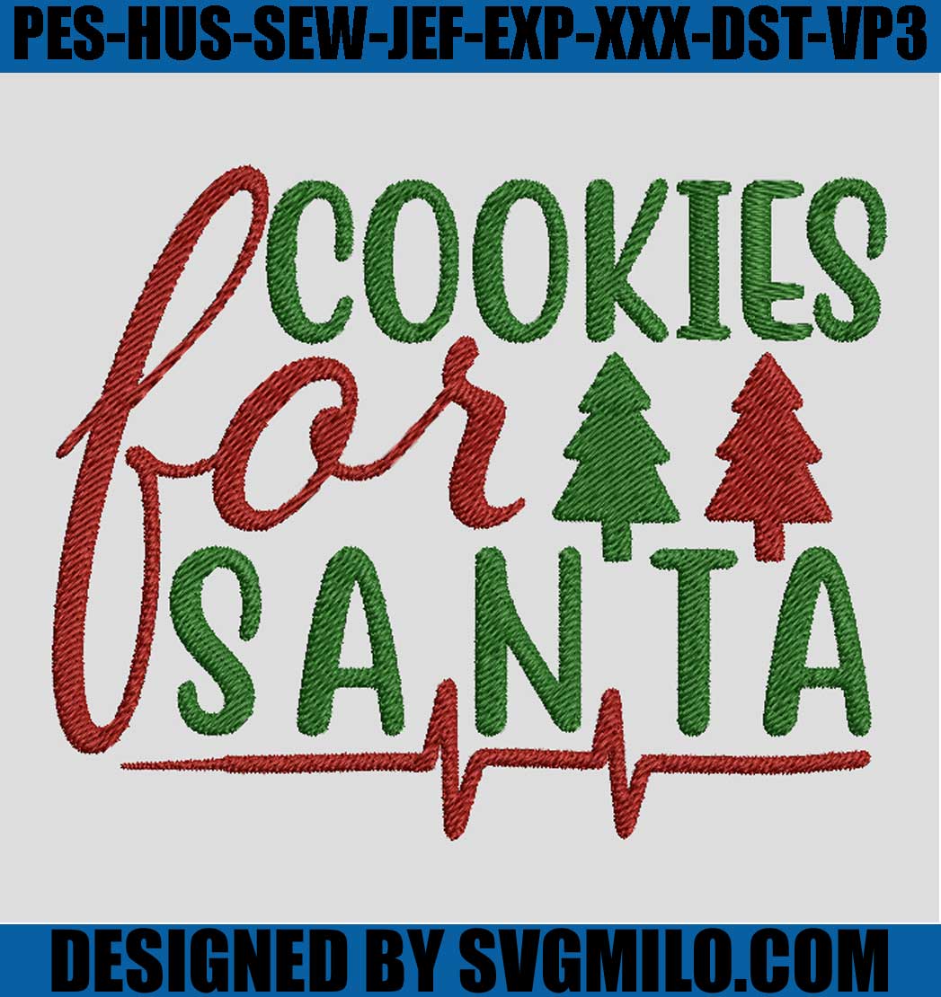 Cookies-For-Santa-Embroidery_-Chirstmas-Embroidery-Machine