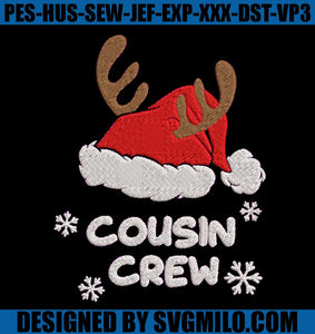 Cousin-Crew-Reinder-Christmas-Embroidery-Machine-File