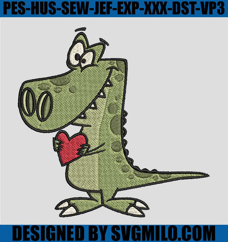 Crocodile-Embroidery-Design